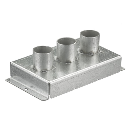 Hubbell Wiring Device-Kellems Recessed 8" Series, Replacement Fitting Box, (3) 1" EMT S1R8JNC4